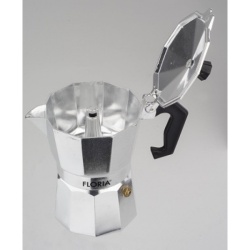 Cafetiera Espresso FLORIA, 150ml, aluminiu, compatibil aragaz gaz, ZLN2485, argintiu - Img 3