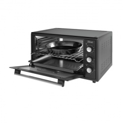 Cuptor electric 45L, Zilan ZLN5649, 2000W, 3 trepte de putere, timer 90 min, termostat reglabil, interior emailat, negru - Img 3