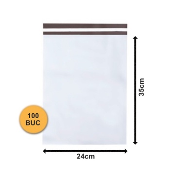 Ecoforma FB03 - Set 100 bucati plicuri curierat 240x350 mm - Img 1