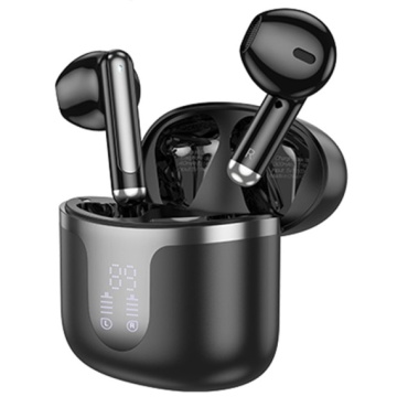 Hoco EQ7 - Casti Wireless, Ear Buds, Bluetooth 5.3, 180h StandBy, 300mAh, Power LED, Snowflake, Negru - Img 4