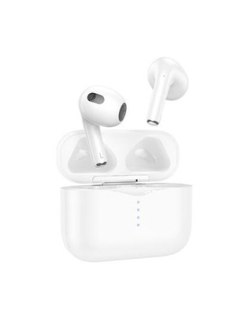 Hoco EW09 - Casti Wireless, Ear Buds, Bluetooth 5.1, Baterie120h StandBy, 300mAh, Soundman, Alb - Img 2
