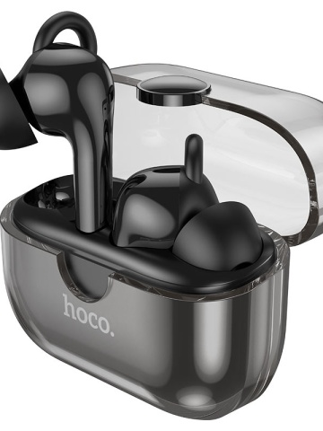 Hoco EW22 - Casti Wireless, Ear Buds, Bluetooth 5.3, 150h StandBy, 300mAh, ENC Noise, Cantante, Negru - Img 3