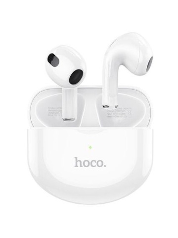 Hoco EW35 - Casti Wireless, Ear Buds, Bluetooth 5.3, Baterie 150h StandBy, 250mAh, Sonido, Alb - Img 3