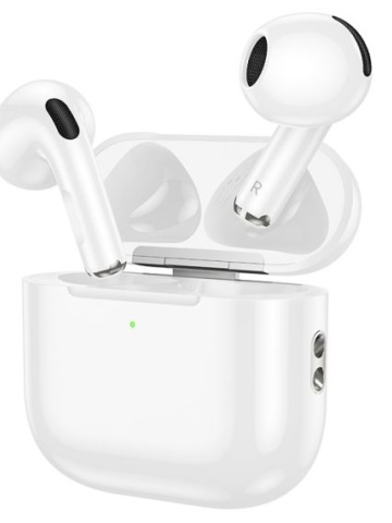 Hoco EW78 - Casti Wireless, Ear Buds, Bluetooth 5.4, 150h, Baterie 300mAh, Alb - Img 1