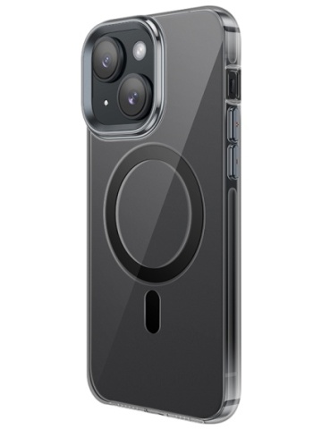 Husa Hoco AS3 - iPhone 15 Plus, MagSafe, Antidrop, Gri - Img 1