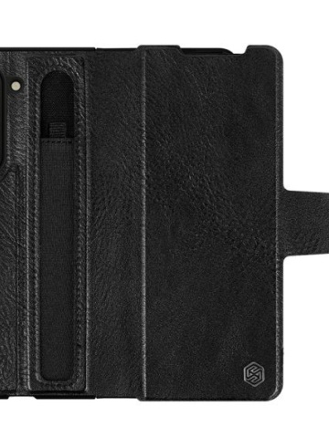 Husa Nillkin, Galaxy Z Fold 5, Aoge, PC Leather, Negru - Img 1