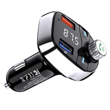 Kaku KSC-1063 - Modulator FM | BT, 18W, 2xUSB-A, QC 3.0, Functie HandsFree, Negru - Img 2