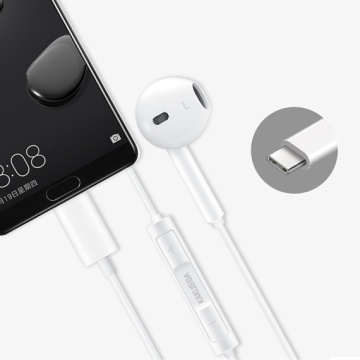 Kaku KSC-144 - Casti cu Fir, In Ear, Type-C, 1.2m, Mic & Volume Key, HiFi, Alb - Img 2
