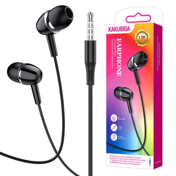 Kaku KSC-847 - Casti cu Fir, In Ear, 3.5mm, 1.2m, Mic & Volume Key, Negru - Img 2