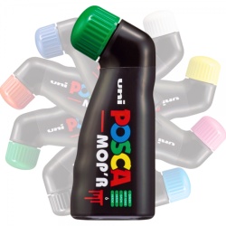 M1427 - Marker UNI Posca mop'r pcm22, varf rotund buretat, 3.0-19.0mm, verde - Img 2