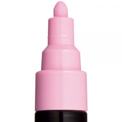 M638 - Marker UNI Posca PC-5M, varf rotund, 1.8-2.5mm, roz deschis - Img 3