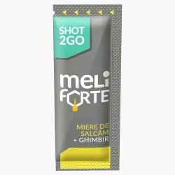 Meliforte S1 – Miere de salcam cu Ghimbir 12 plicuri x 10g (120g) - Img 3