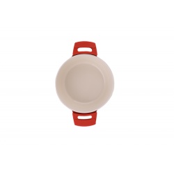 Oala Retro 28 cm, 6.3L, Zilan ZLN0903, 5 straturi, interior ceramic PFAS Free, capac sticla, compatibila inductie si cuptor - Img 5
