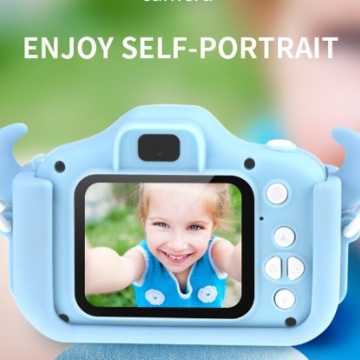 OEM KidsCam 2.0 - Camera Foto/Video pentru copii 2 inch, HD dual lens, silicon roz, - Img 6