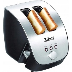 Prajitor de paine Zilan ZLN2690 – 1000W, 6 nivele de rumenire, 2 fante, functie dezghetare, reincalzire, oprire automata, negru/inox - Img 4