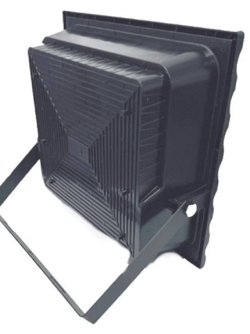 Proiector cu panou solar stradal cu lupa 100W Pexor Clasa A, Control inteligent Wireless, Telecomanda și Suport inclus, Negru - Img 5