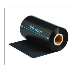 Ribon transfer termic 80x300 m ceara-rasina (Wax-Resin), INK OUT, diametru interior 1", Ambalare CUTIE 1 role - Img 3