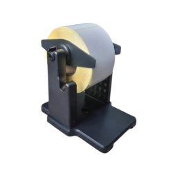 Suport role etichete pentru imprimante desktop universal, max 380 mm, latime 10-130 mm, tub 30 mm - Img 1