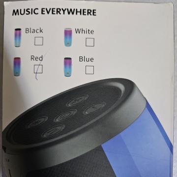 TG317 - Boxa Portabila Bluetooth Radio Lumini MP3 TF/USB-A, Alb - Img 2
