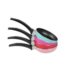 Tigaie sos FLORIA, diametru 12cm, strat non stick, maner ergonomic, ZLN0409, negru - Img 2