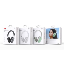 XO BE45 – Casti wireless On Ear BT 5.3, 400mAh, comenzi tactile, Ambient Light, gri - Img 5