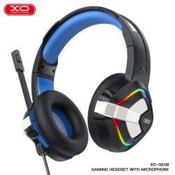 XO GE-08 – Casti gaming cu fir Over Ear 3.5mm + USB-A, negru - Img 4