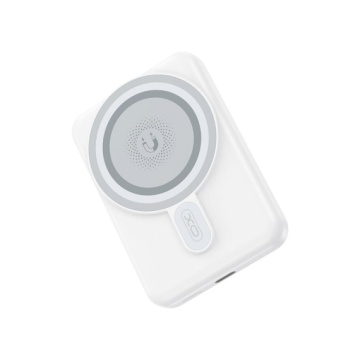 XO PR264 - Baterie externa 10000mAh, Wireless 15W, MagSafe + USB-C PD20W, FastCharge, Power LED, , Alb - Img 2