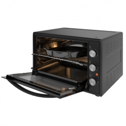 Zilan ZLN2433 – Cuptor electric 65L, 2000W, termostat reglabil, timer 90 min, geam dublu, 3 trepte putere, negru - Img 4