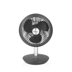 Zilan ZLN4000 – Ventilator portabil reincarcabil USB, 18 cm, 4 viteze, gri - Img 2