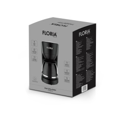 Aparat de facut cafea 600W, Floria ZLN9273, 1.2L, oprire automata, anti-picurare, negru - Img 3
