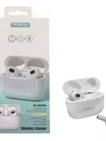 Casti Wireless Smartix 400 Pro, Bluetooth V5.1, Alb - Img 1