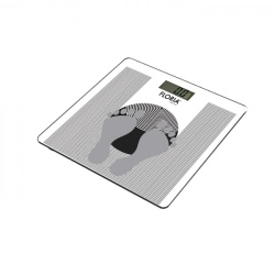 Floria ZLN7682 – Cantar corporal electronic sticla securizata 150kg, display LCD, gri - Img 2