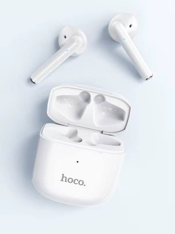 Hoco EW19 Plus - Casti Wireless, Ear Buds, Bluetooth 5.3, 180h StandBy, 300mAh, Delighted, Alb - Img 4