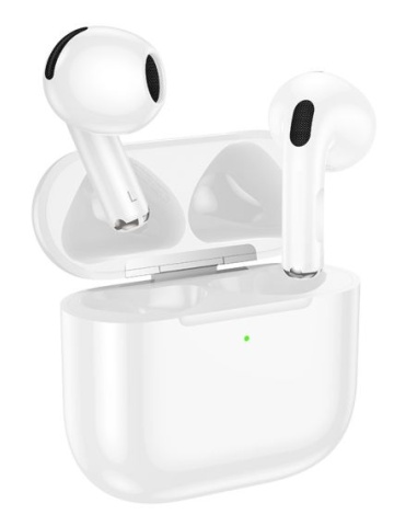 Hoco EW78 - Casti Wireless, Ear Buds, Bluetooth 5.4, 150h, Baterie 300mAh, Alb - Img 3