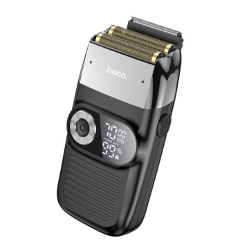 Hoco HP30 - Aparat, de ras barba, portabil, 1400mAh, 3 viteze, Display LED, Travel Dual Mesh, Negru - Img 4