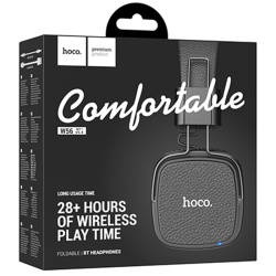 Hoco W56 - Casti Wireless Over-Ear Bluetooth 5.4, 200h StandBy, Negru - Img 1