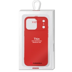 Husa X-Level pentru APPLE iPhone 17 Pro Max – Thin Series, SoftTouch, TPU – rosu - Img 1