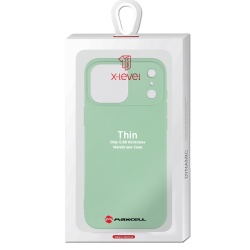 Husa X-Level pentru APPLE iPhone 17 Pro Max – Thin Series, SoftTouch, TPU – verde menta - Img 1