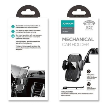 Joyroom JR-ZS259 - Suport Auto, cu cleme laterale, montaj Cockpit Bord, MultiAngle, brat flexibil, Negru - Img 2