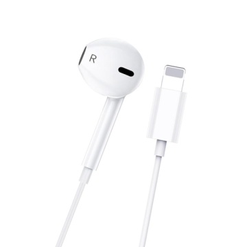 Kaku KSC-1299 - Casti cu Fir, In Ear, Lightning, 1.2m, Mic & Volume Key, Alb - Img 3
