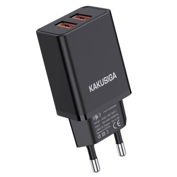 Kaku KSC-787 - Incarcator Retea, 18W, 2.4A, 2xUSB-A, QC 3.0, Negru - Img 2