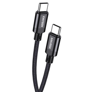 Kaku KSC-970 - Cablu Date si Incarcare, Type-C, PD60W, QC3.0, Braided, 1m, Negru - Img 3