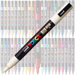 M629 - Marker UNI Posca PC-3M, varf rotund, 0.9-1.3mm, fildes - Img 2