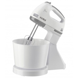 Mixer cu bol 150W, Floria ZLN7577, 2L, 7 viteze, alb - Img 2