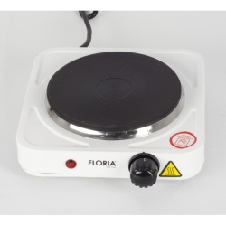 Plita electrica 1500W, Floria ZLN2829, 1 ochi fonta, termostat reglabil, protectie supraincalzire, alba - Img 4