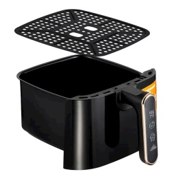 Raf R5362B – Friteuza electrica multifunctionala Air Fryer 3L, 1500W, control temperatura, negru - Img 3