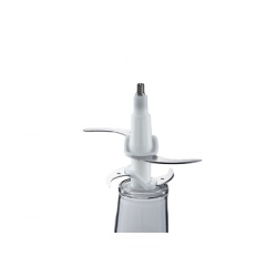 Tocator legume si fructe 300W, Zilan ZLN3888 vas sticla 1.6L, 4 lame inox, 2 viteze - Img 6