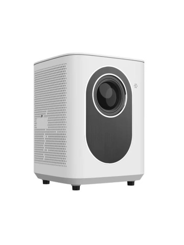 Video proiector Wireless Smartix PRO T3 Full HD 1080P, Wi-Fi + BT 5.0 Dual Band, 25DB, Ecran mare de 130 inch, Durata de viata foarte lunga, Alb - Img 1
