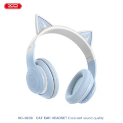 XO BE38 – Casti wireless On Ear BT 5.3, 300mAh, albastru - Img 3