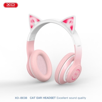 XO BE38 - Casti Wireless, On Ear, Bluetooth 5.3, 300mAh, Roz - Img 4